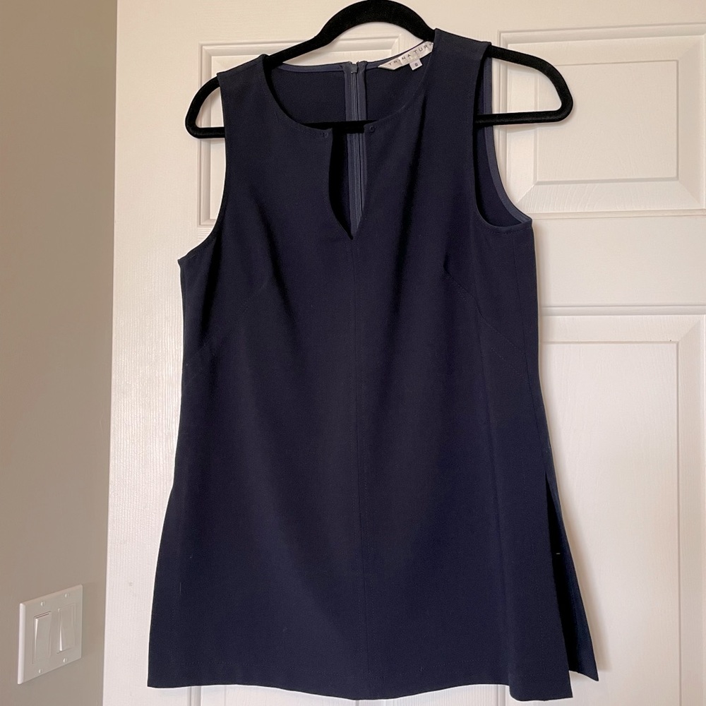 Trina Turk Navy Long blouse
